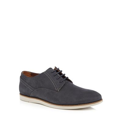 Clarks Big and tallblue 'franson plain' formal shoes